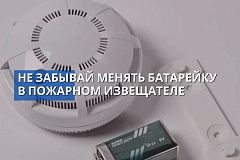 Не забывай примерно раз в год менять батарейку в пожарном извещателе