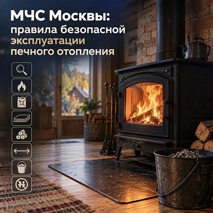 Независимо от конструкции печи (кирпичная, каменная или металлическая), категорически запрещено пренебрегать мерами предосторожности: