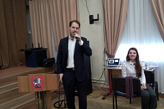 В школе №1352 района Гольяново провели открытый урок на английском и французском
